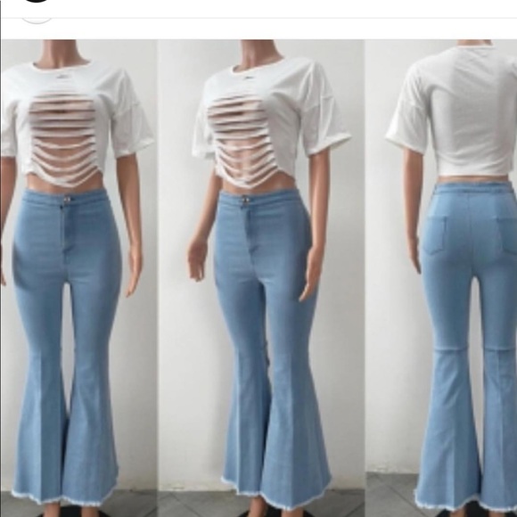 Bell high waist pants - Picture 2 of 3